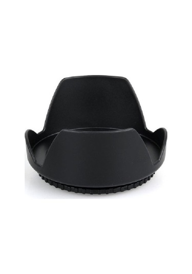 52 MM Tüm Lenslerle Uyumlu Yaprak Tipi Lens Hood Parasoley