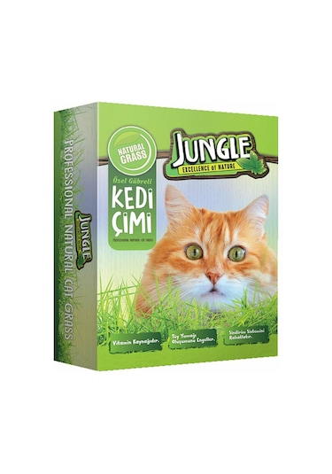 Jungle Fileli Kedi Çimi