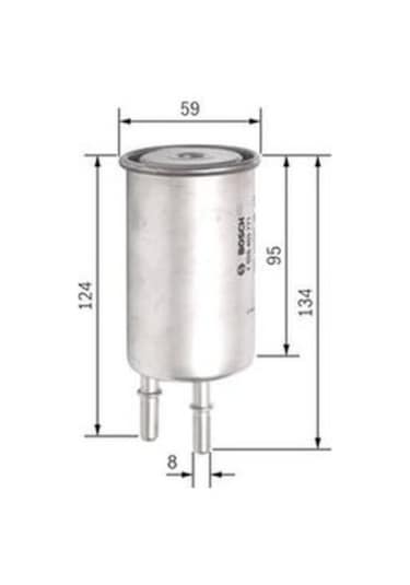 Volvo V40 2.0 D4 2014-2016 Bosch Benzin Filtresi F3771