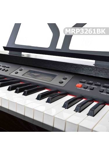 Dijital (Silent) Piyano Manuel Raymond 61 Tuş Siyah Mrp3261bk
