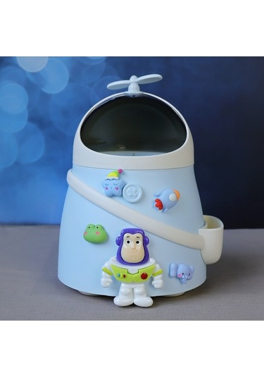 Flybuy Yumruk Yumruk Yaratıcı Tutma Sevimli Şarkısı Mengtuo Mavi Mavi Masaüstü Kutusu Kapaklı Dong Ding Dayanıklı Çöp Gl Mavi