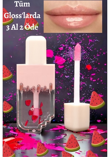 Dudak Parlatıcı / Lip Gloss Karpuz