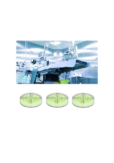 Moveevo 3 Adet 32mm Mini Yuvarlak Balon Seviye Aleti - Yüksek Hassasiyetli Hedef Noktası - Tripod, Kamera, Mobilya İçin Seviye Ölçüm Aracı