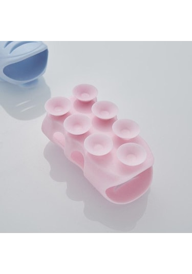 Mavi Silikon Emme Diski Duş Tutucu Banyo Aksesuarları Duş Rafı Diğer