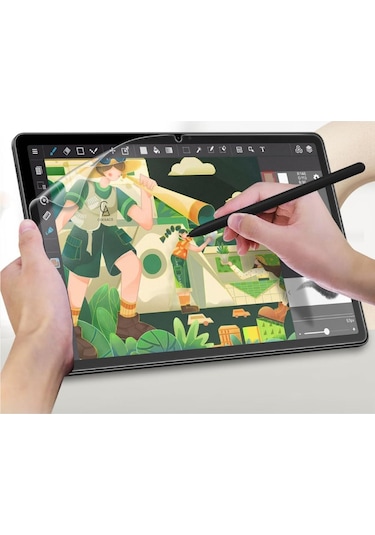 Samsung Galaxy Tab S9 Fe Sm-x510 İle Uyumlu Paperlike Kağıt Hissi Yazım Çizim Ekran Koruyucu Film