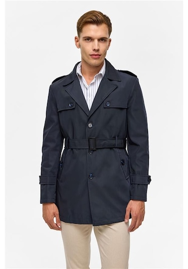 Süvari Lacivert Slim Düz Mont Mn2008700522-m09 Lacivert