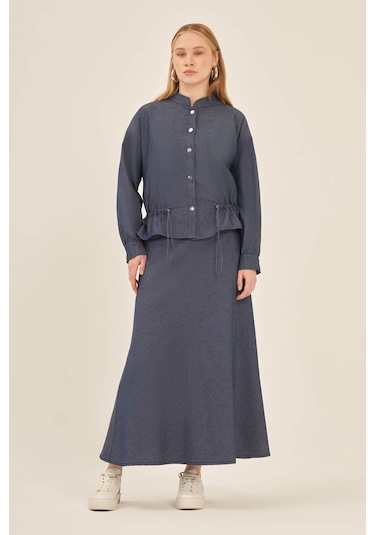 Ftz Women Kadın Etekli Takım Lacivert 31140 Lacivert