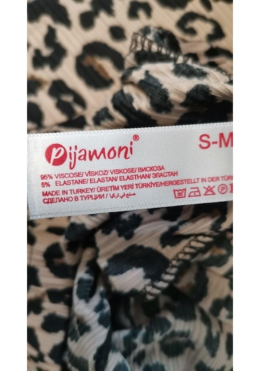 Pijamoni Kadın Viskoz Likralı Düğme Yaka Kaşkorse Patlı Kısa Kol Pijama Takımı 5520-2 / 1 Adet Pembe