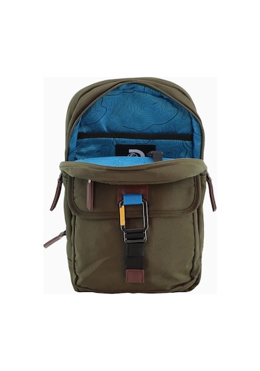 Discovery Icon Rfıd Korumalı Sürdürülebilir Sling 8l Kapasiteli Unisex Omuz Çantası Haki 2