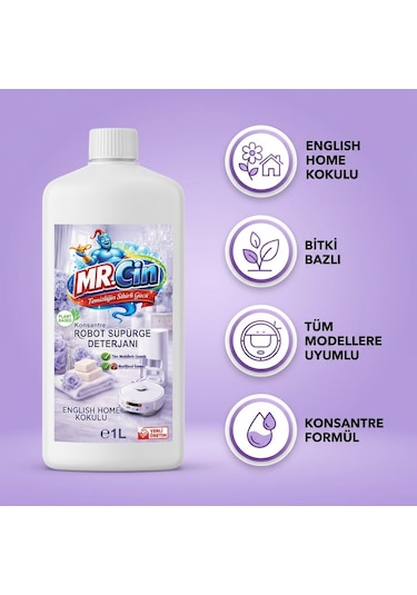 Mr.cin Robot Süpürge Deterjanı 6 + 2 Avantajlı Set Tekli