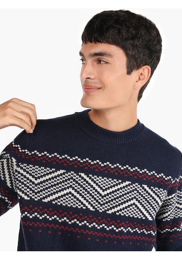 Colins Regular Fit Bisiklet Yaka Lacivert Erkek Kazak Cl1066407 Lacivert Colins Regular Fit Bisiklet Yaka Lacivert Erkek Kazak Cl1066407 Lacivert