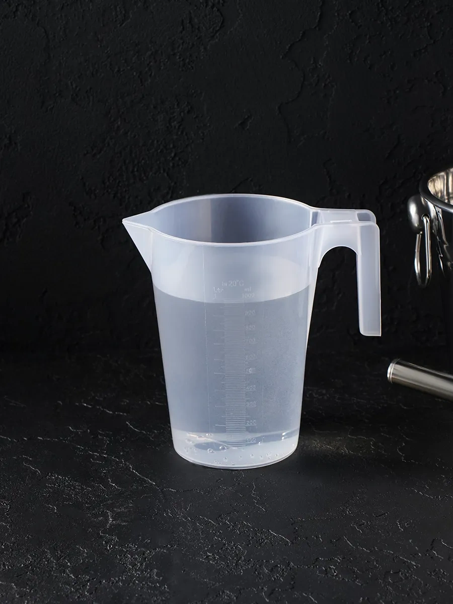 Skyphos Plastik Ölçü Kabı, Mutfak İçin 1 Litre Sürahi. 67493900 Beyaz