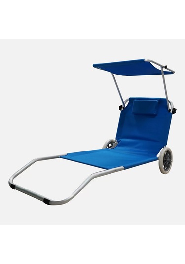 Evinizin Gölgelikli Şezlong, Tekerlekli Şezlong, Katlanır Şezlong