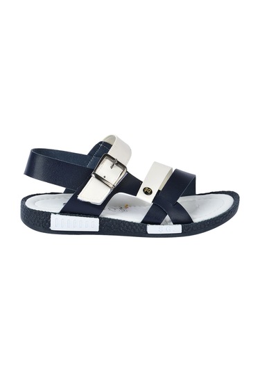 Kiko Şb 2517-26 Orto Pedik Erkek Çocuk Sandalet Terlik Lacivert - (434721868) Lacivert