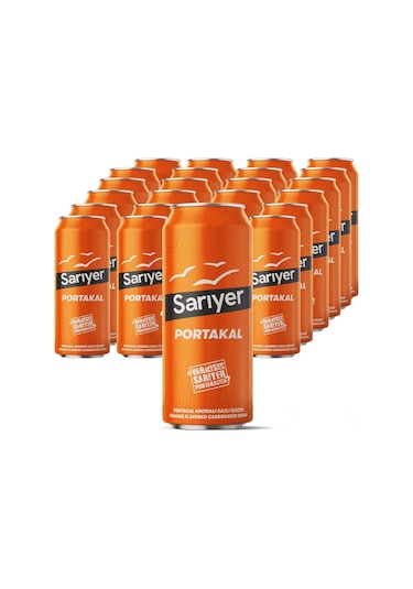 Sarıyer Portakal Aromalı Gazoz 24 x 330 ML