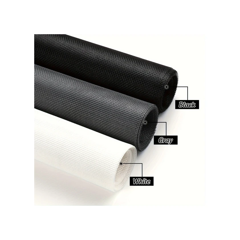 Gateesat 1 Adet Yazlık Sivrisinek Koruma Filesi, Dıy Kapı Pencere Böcek Teli Gri 80cmx700cm