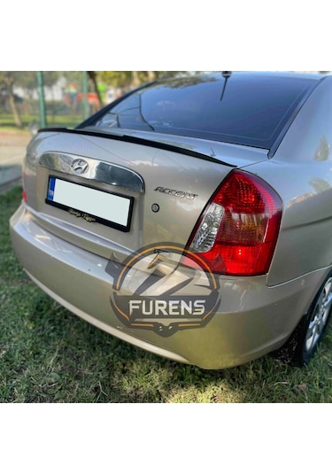 Hyundai Accent Era Bagaj Üstü Yarasa Spoiler Bagaj Çıtası Piano Black