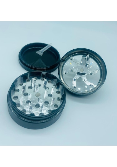 Tobaccoturk724 Çelik Metal 3 Parça Tutun öğütücü Grinder 62 MM aly285