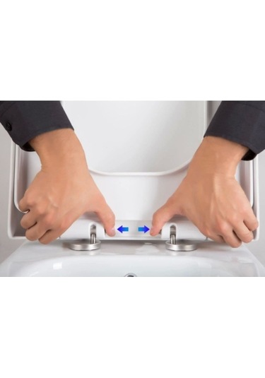 Akasya Yavaş Kapanan Duroplast Kapak Beyaz