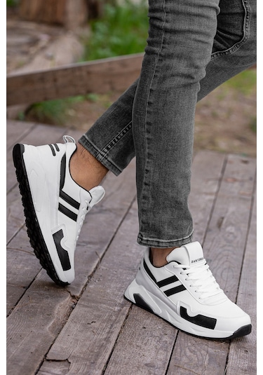 Gordon Günlük Ortopedik Erkek Sneaker Spor Ayakkabı Beyaz