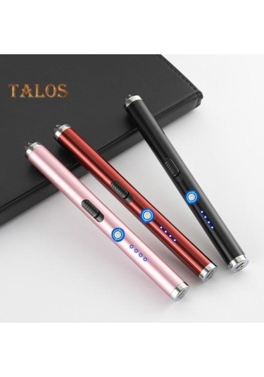 Novahub Kırmızı Elektrikli Ateşleyici - Anti-dokunmatik Düğme, Rüzgara Dayanıklı, Kamp Ve Mutfak İçin Güvenli Ateşleme Kırmızı