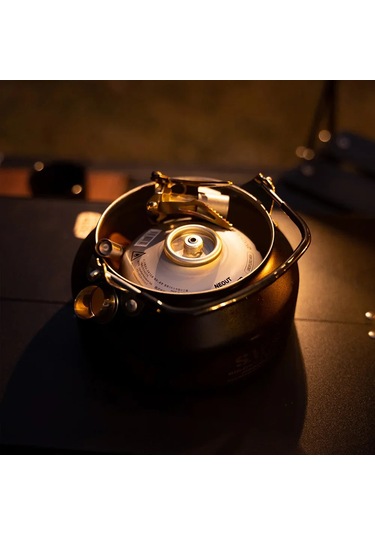 0.8l Su Isıtıcısı Taşınabilir Ultralight Paslanmaz Çelik Kamp Su Isıtıcısı Açık Silver Fransa Silver