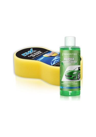 Dvx Araç Yıkama Süngeri 200 Ml Ph Nötr Cilalı Oto Şampuanı N11.29