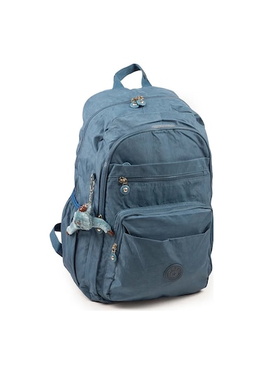 Krinkıl Büyük Çok Gözlü Spor, Seyahat, Okul, Laptop Sırt Çantası 9-1b MAvi