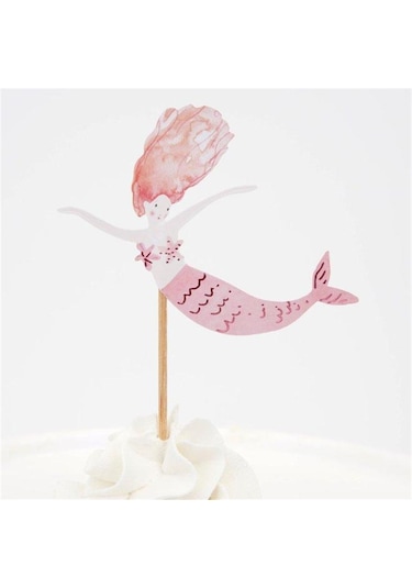 Meri Meri - Mermaid Cupcake Kit - Deniz Kızı Cupcake Kit