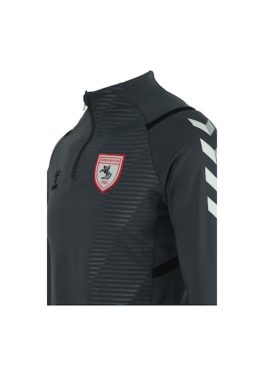 23/24 Hummel Samsunspor Antrenman Eşofman Tek Üst Antrasit