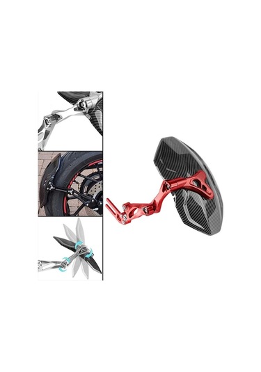 Didadodo Motosiklet Arka Çamurluk Koruma Seti M3 Kırmızı Uygun
