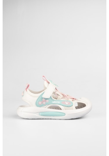 Vicco Rocket Işıklı Kız Okul Öncesi Beyaz Sandalet Beyaz