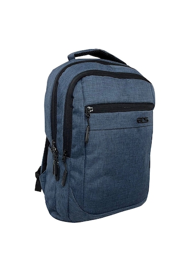 BENE Lacivert Darbeye Karşı Korumalı Laptop Gözlü Sırt Çantası190 Lacivert
