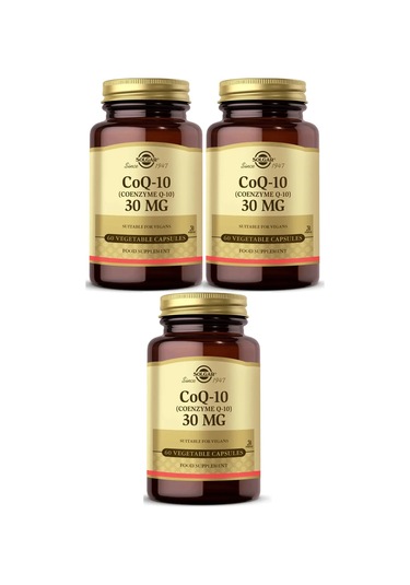 Solgar Coenzyme Q-10 30 MG 60 Kapsül 3 Adet