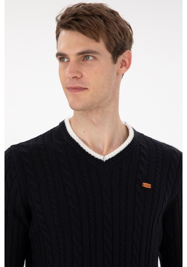 U.s. Polo Assn. Erkek Lacivert Kazak /triko 50297083-vr033 Lacivert