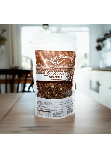Kakaolu Granola 300gr Katkısız Koruyucusuz A Kalite Ürünlerden Hazırlanmış Doğal İçerik.
