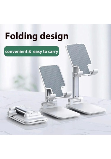 Telefon Tutucu Tablet Standı Uzayabilen Model Kayırmaz Tabanlı