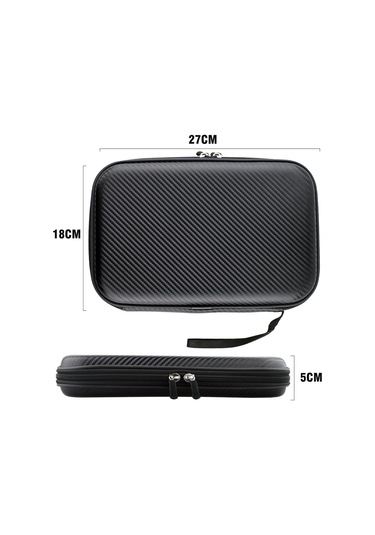 Reedark Pusena Sert Kılıf Tenis Topu Ve Raket Çantası - Taşınabilir Dayanıklı Ev Malzeme Spor Gereçleri Saklama Çantası Elegant Siyah Çok Renkli