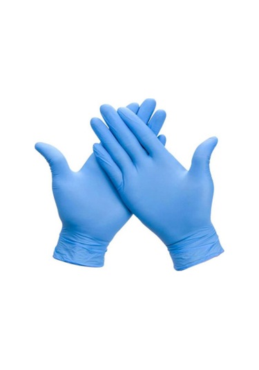 Cerrahi Eldiven Mavi Nitril 100'lü Paket 3 Adet S Beden Muayene Eldiveni