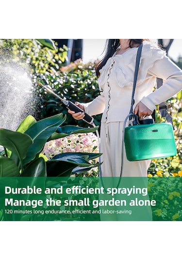 Hallow akülü Bahçe Püskürtücü 132 Galon / 5l Usb Şarj Edilebilir H47749gr