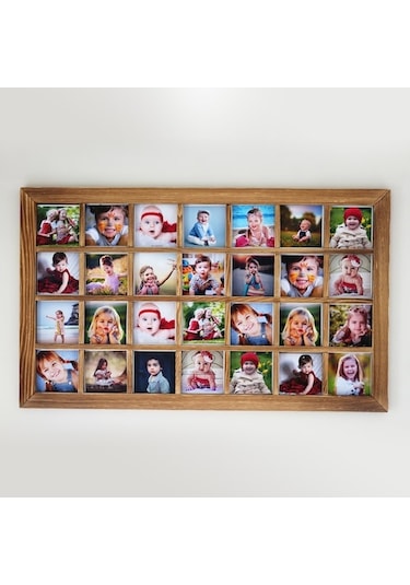 Ahşap Çerçeve Fotoğraf Çerçevesi Kolaj Çerçeve