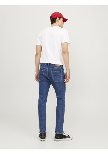 Jack Jones Clark Model Rahat Kesim Erkek Kot Pantolon 12261685 Mavi