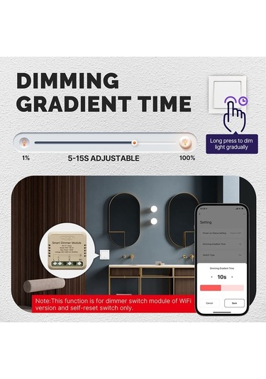 Createtech Wifi Uzaktan Tuya Ses Modülü Kontrolü Işık Anahtarı Akıllı Ev Otomasyonu İçin - Tuya Dıy Dimmer Cihazları Pc Kontrol Tuya Wifi