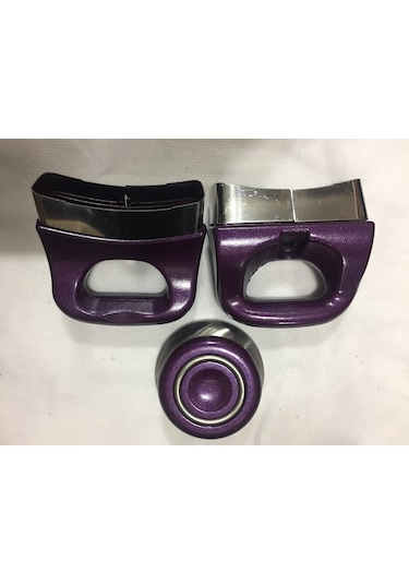 Bütün Tencere Tavalara Uygun Mor Sap Kulp Tutamak Seti