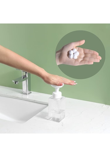 Qfdr 450ml Boş Doldurulabilir El Pompası Şişe Şampuan Konteyner