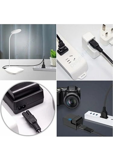 Primex Px-teyp15 1.5 Metre Teyip Power Kablo, Ps5, Ps4, Ps3, Xbox Serisi C7 Euro Güç Kablosu