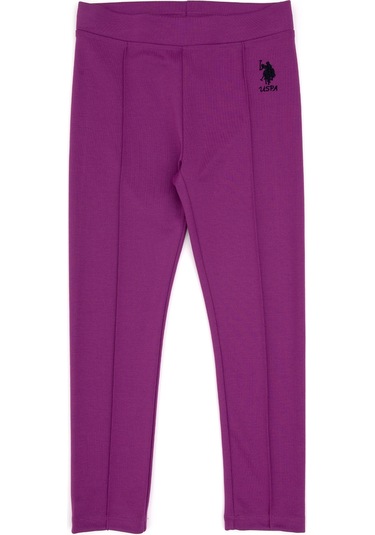 U.s. Polo Assn. Kız Çocuk Menekşe Tayt 50316891-vr037 Menekse