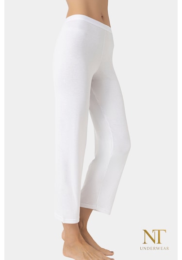Nt Underwear Bambu İçlik Pantolon Astarı Beyaz