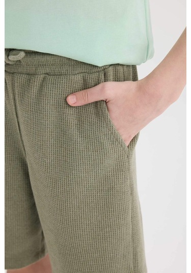 DeFacto Erkek Çocuk Waffle Şort E6891A825SMKH447