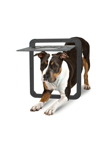 Lemestar Küçük-orta Evcil Hayvanlar İçin Otomatik Kapanır Kilitlebilir Abs Kedi Köpek Penceresi Kapısı 24x29cm S Boyutu